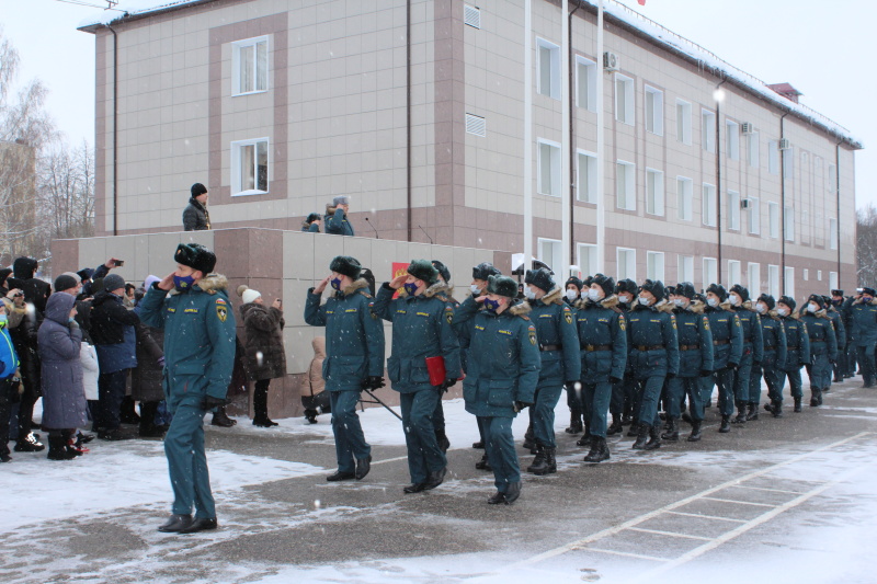 Приведение роты вновь прибывшего пополнения к Военной присяге 15.01.2022 г.
