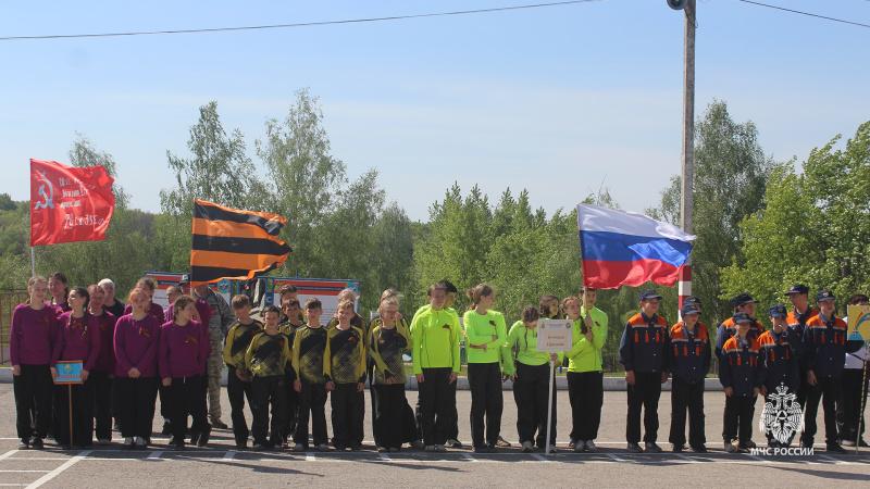 Открытие соревнований "Школа безопасности"