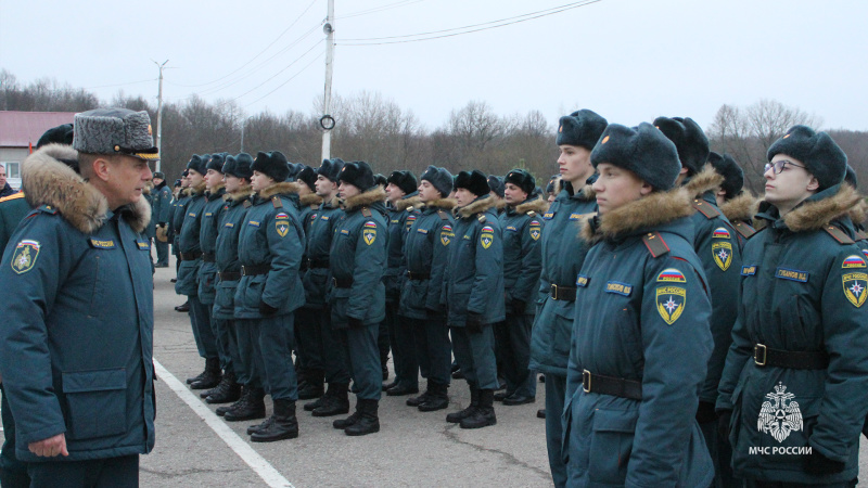 Личному составу Тульского спасательного центра МЧС России представили нового начальника