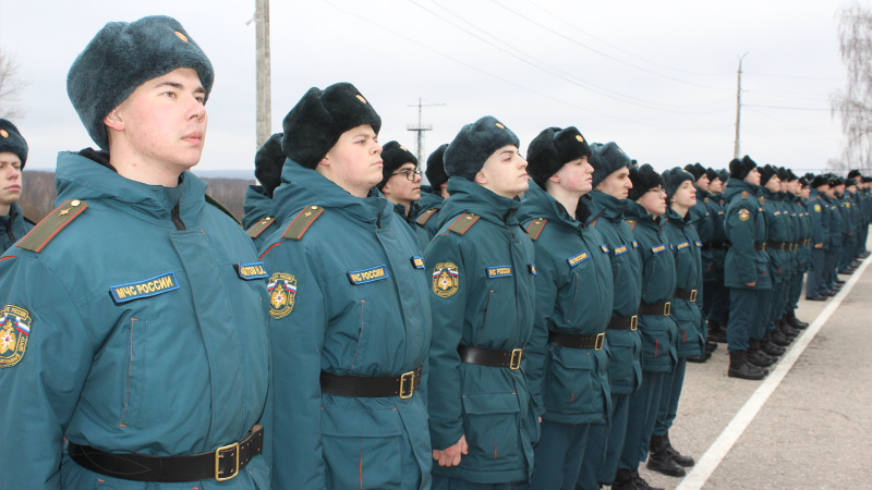 Торжественная церемония принятия Военной присяги прошла в ФГКУ «Тульский СЦ МЧС России»