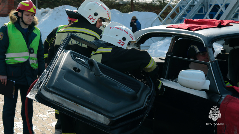 Областные соревнования спасателей по ликвидации последствий ДТП 2026 г.