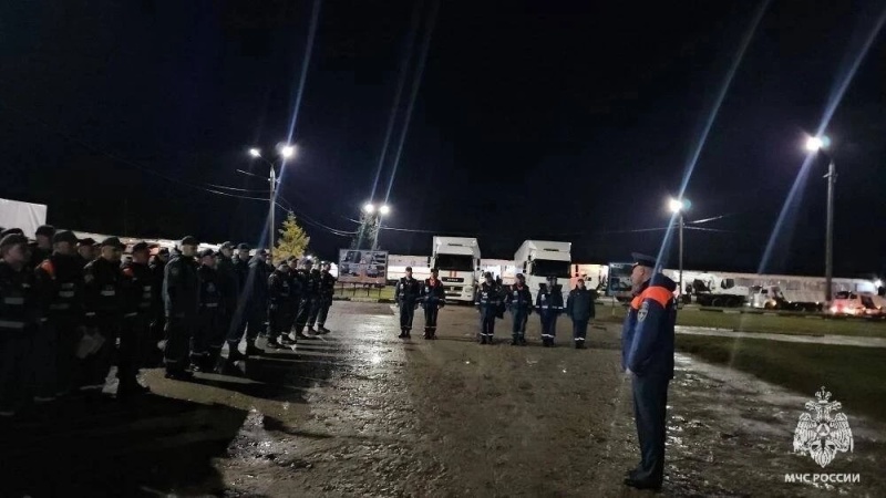 Тульские спасатели направлены для работ в Дагестан