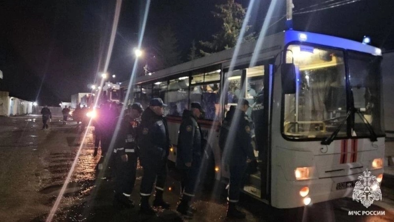 Тульские спасатели направлены для работ в Дагестан