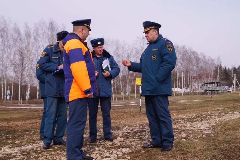 Посещение Тульского спасательного центра Врио начальника ЦРЦ МЧС России, генерал-майор внутренней службы Кобзев И.И