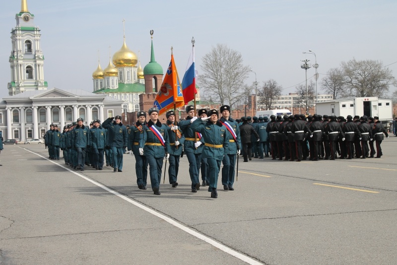 Приезд Министра Российской Федерации по делам гражданской обороны, чрезвычайным ситуациям и ликвидации последствий стихийных бедствий - Владимира Андреевича Пучкова в г. Тула