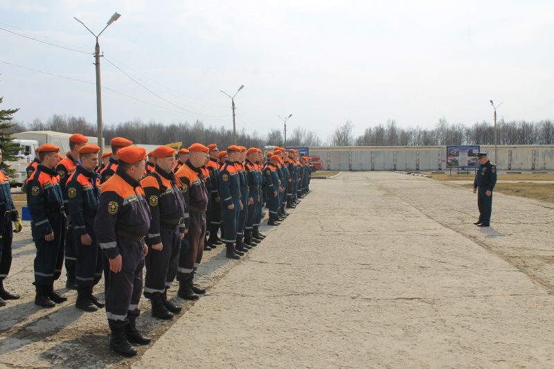 Убытие в Воронежскую область для устранения последствий весеннего паводка.