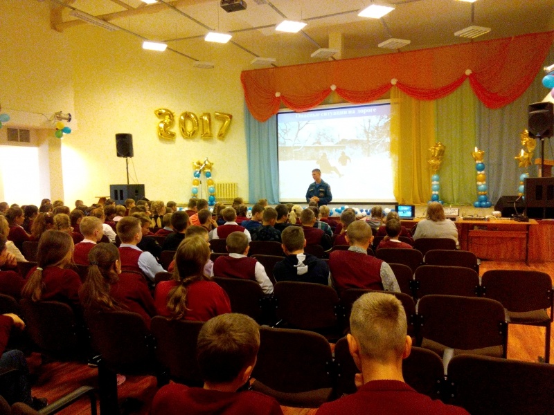 Открытый урок с учениками Воскресенской СОШ Дубенского района Тульской области.