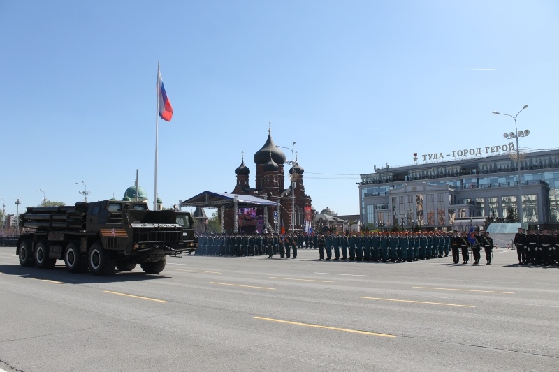 генеральная репетиция парадного расчёта Тульского гарнизона