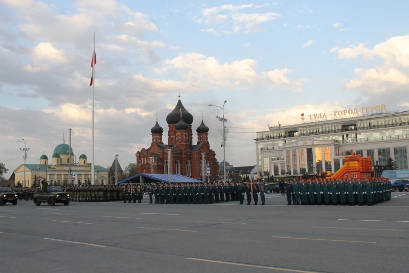 Подготовка личного состава к Параду Великой Победы 