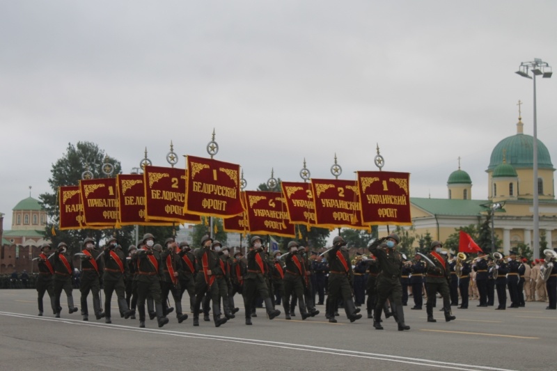 Генеральная репетиция Парада Победы