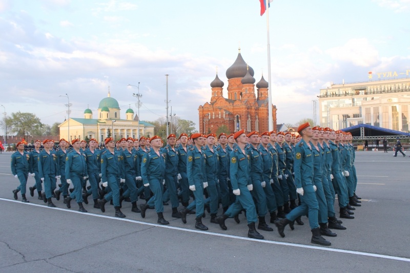 Подготовка личного состава к Параду Великой Победы 