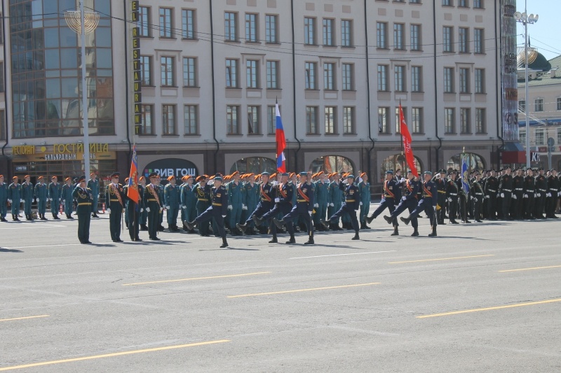 генеральная репетиция парадного расчёта Тульского гарнизона