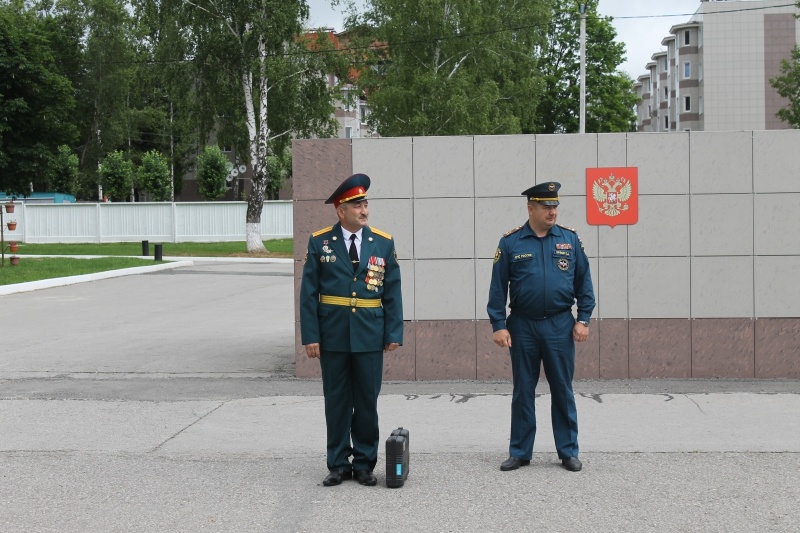 проводы в запас заслуженного офицера Тульского спасательного центра