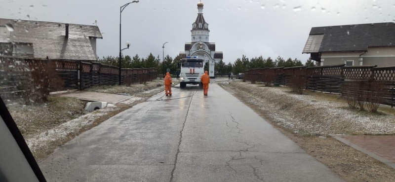 Проведение мероприятий (специальной и санитарной обработки) по противодействию распространения коронавирусной инфекции на территории Тульской области.