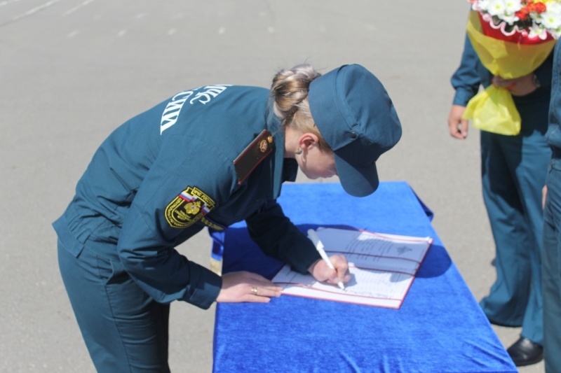 Приведение к военной присяге молодого пополнения  01.07.2017