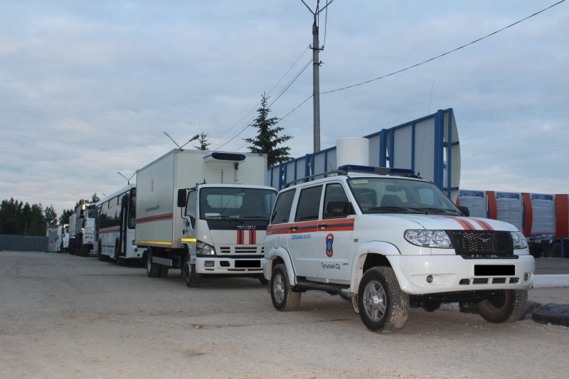 Убытие аэромобильной группировки в г. Саранск