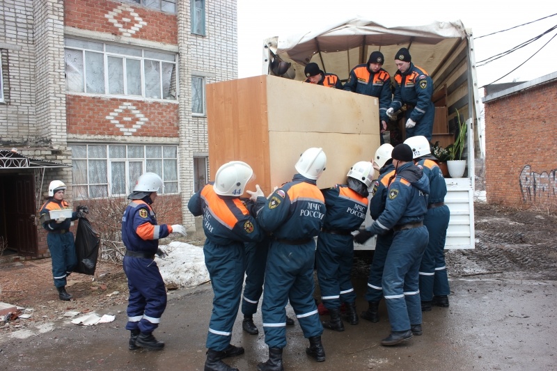 Ликвидация последствий взрыва бытового газа в жилом 5-этажном доме г. Ясногорск Тульской области