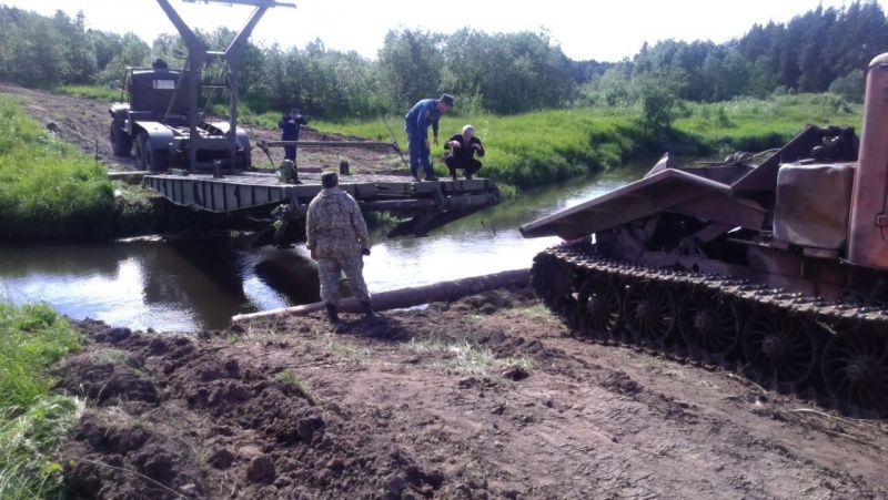 Организация мостовой переправы на реке Вохрома в Парфеньевском муниципальном районе Костромской области