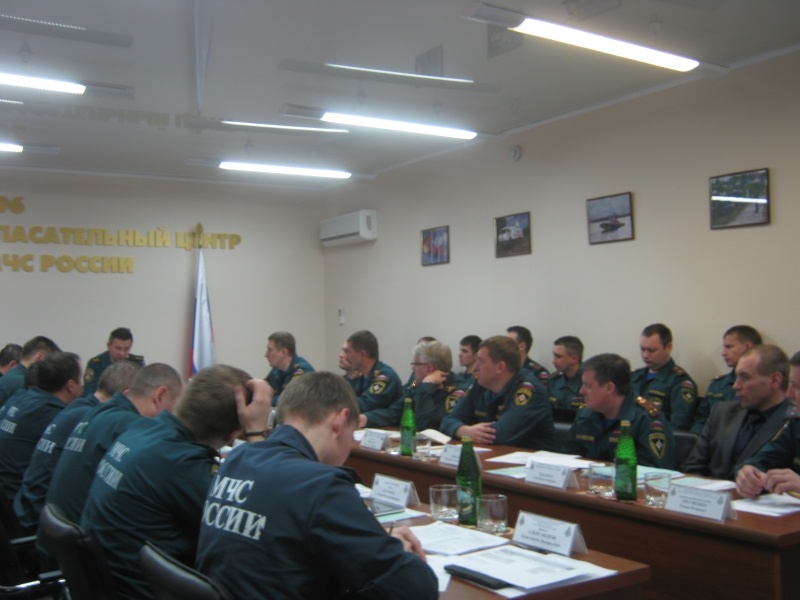 Приезд главного военного эксперта МЧС России в 996 Спасательный центр